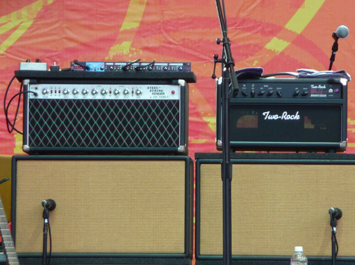 John Mayer Gear: Amps on stage